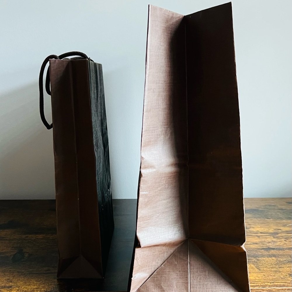 Vintage Louis Vuitton gift Bags in Rich Brown - Picture 6 of 8